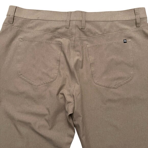 Travis Mathew Pants Mens Size 40 Open To Close 2.0 Performance Golf Beige - Picture 4 of 6